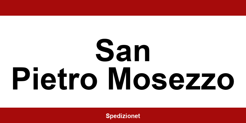 Telefono Fermopoint BRT a San Pietro Mosezzo